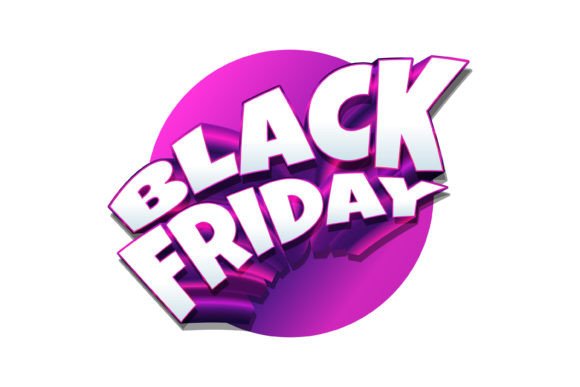 3D Colorful Black Friday Text for Eye-Catching Advertising