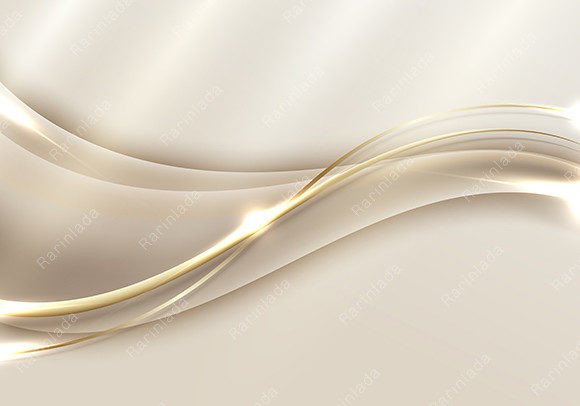 3D Elegant Gold Wave Luxury Background for Professional Design Workflows