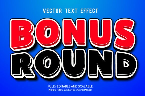 Bonus Round 3D Editable Text Effect: A Versatile Design Tool for Creators