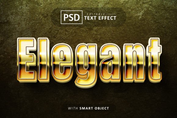 Elegant Text - Editable 3d Font Effect