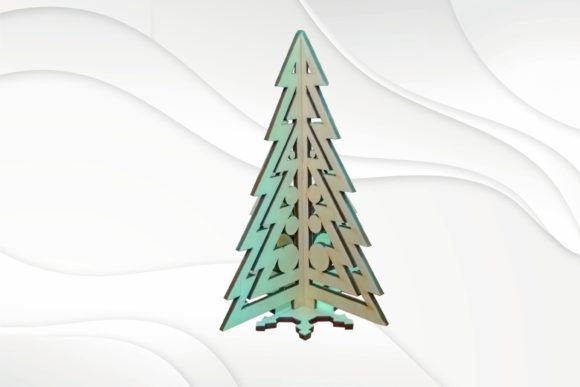 Gift Christmas Tree, Laser Cut Design