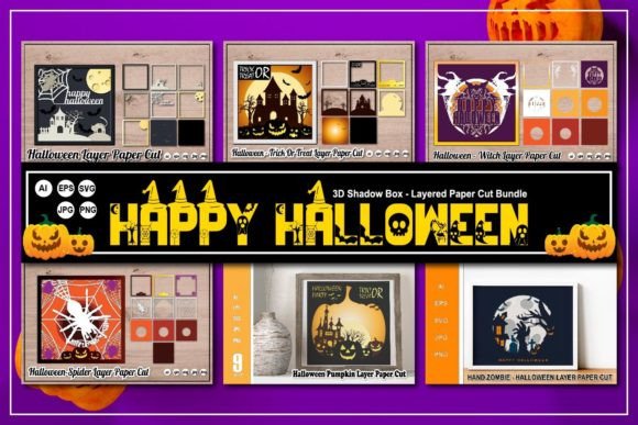 Halloween - 3D Shadow Box Bundle: A Strategic Tool for Creative and Business Goals