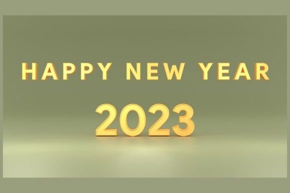 Happy New Year 2023 3D Background JPG: A Stunning Visual for Your Projects