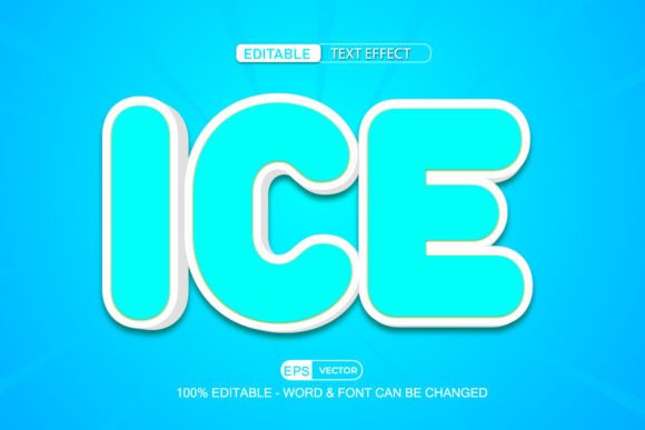 ICE Editable Text Effect Vector 3d Style: A Powerful Tool for Creative Professionals