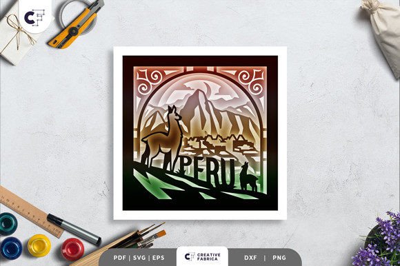 Machu Picchu, Peru 3D Shadow Box: A Unique Paper Crafting Experience