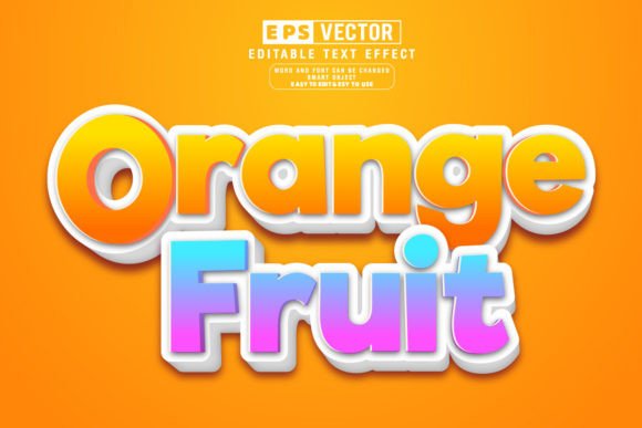 Mango Fruits 3D Editable Text Effect: A Versatile Tool for Creative Expression
