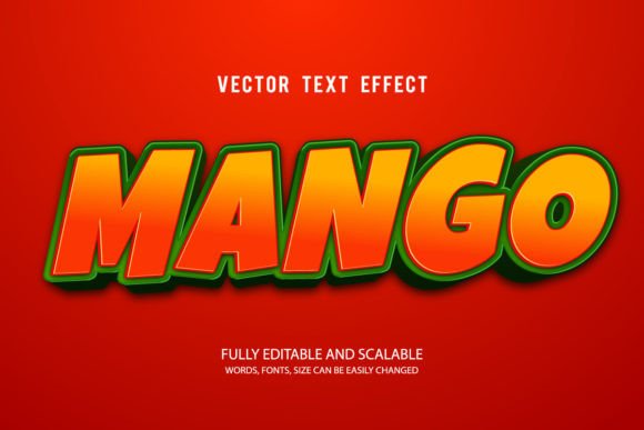 Mango Spicy 3D Editable Text Effect for Dynamic Design Workflows