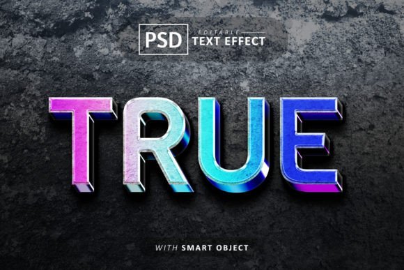 True 3D Text Effect Editable: A Versatile Design Tool for Creative Professionals